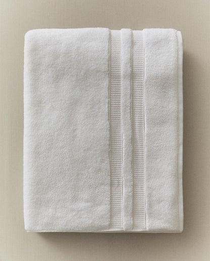 EXTRA SOFT DOUBLE BORDER BATH TOWEL