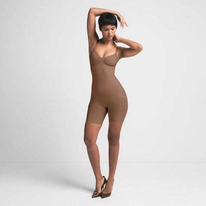 mid thigh bodysuit