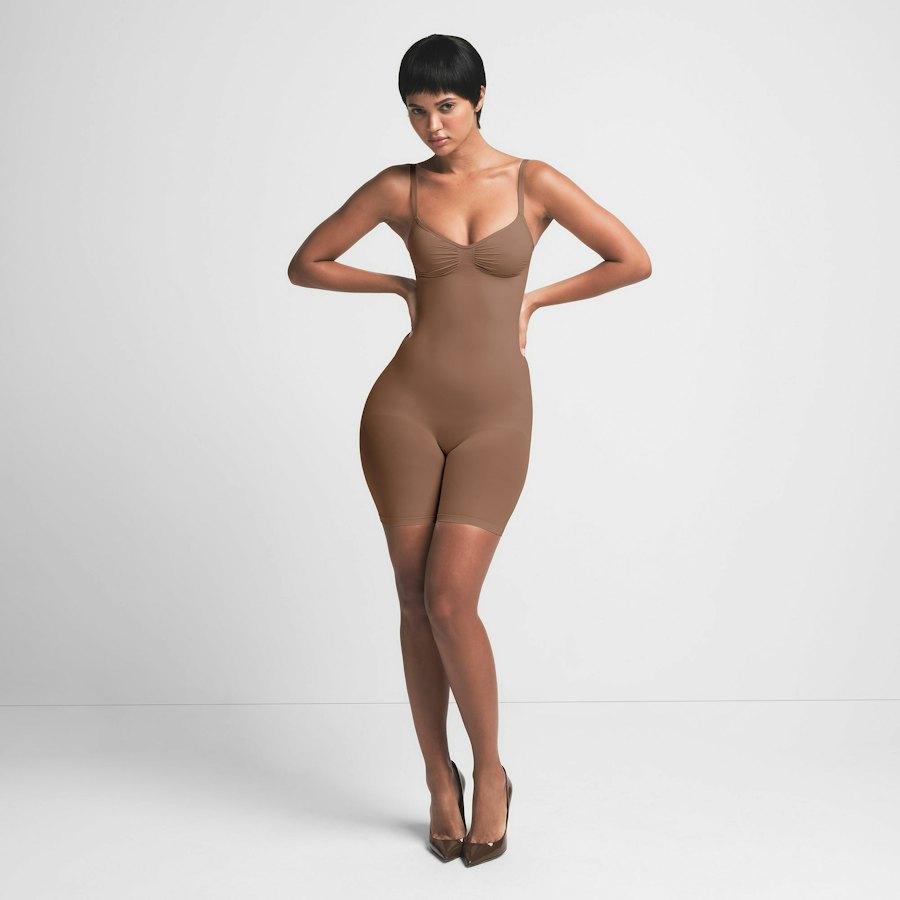 mid thigh bodysuit