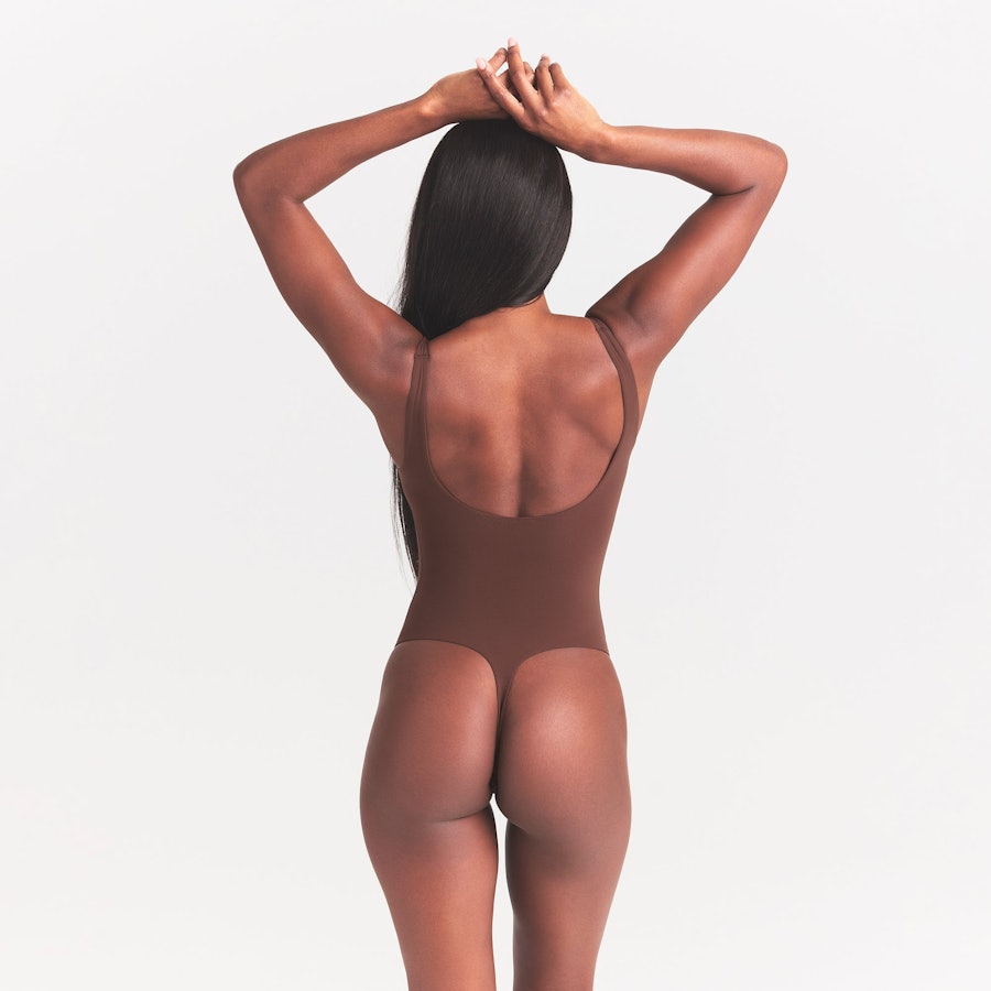 square neck bodysuit
