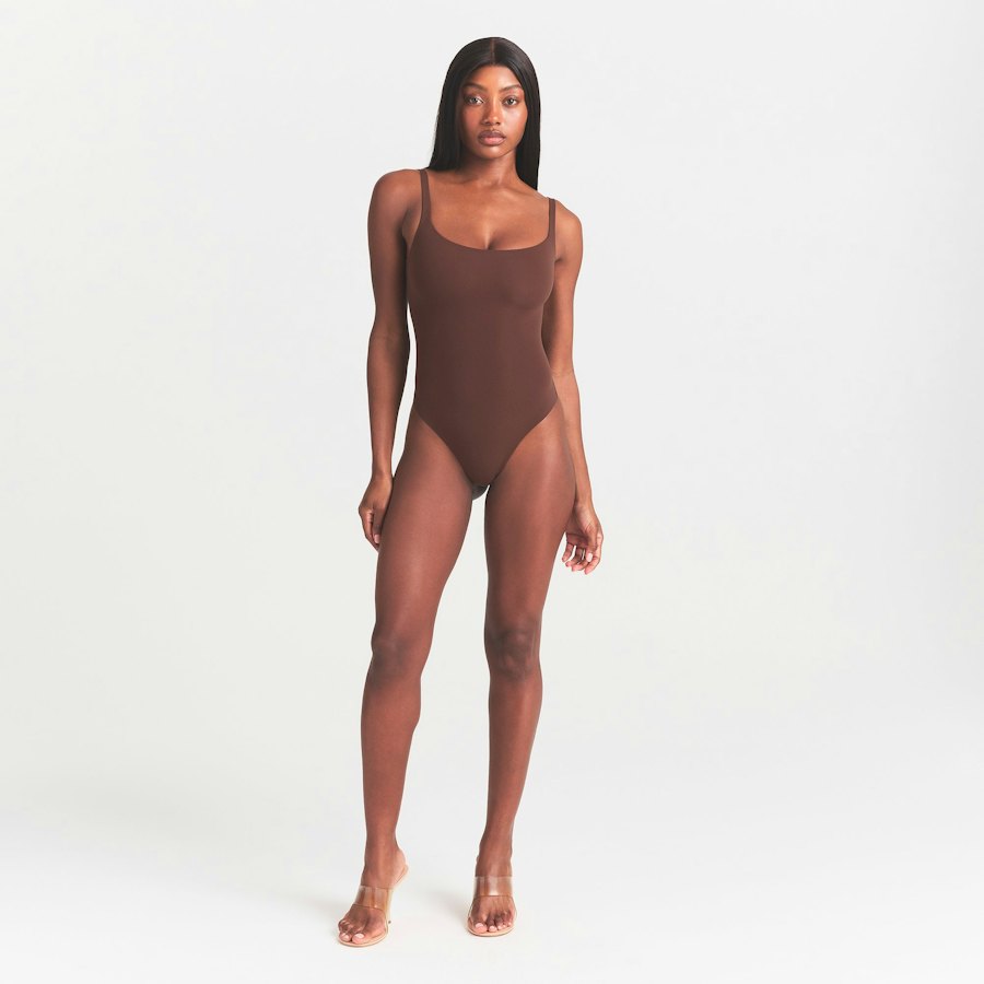 square neck bodysuit