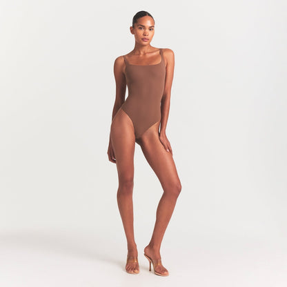 square neck bodysuit