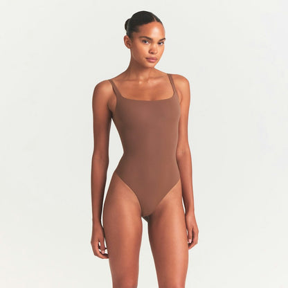 square neck bodysuit