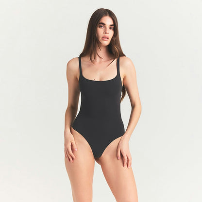 square neck bodysuit