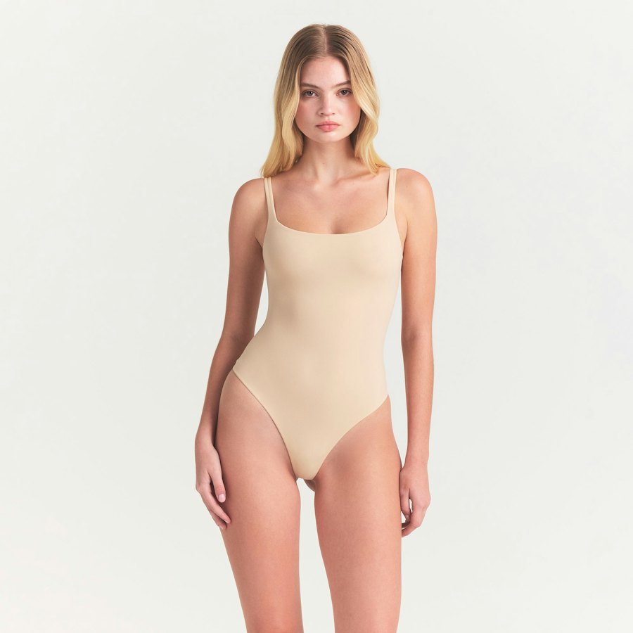 square neck bodysuit