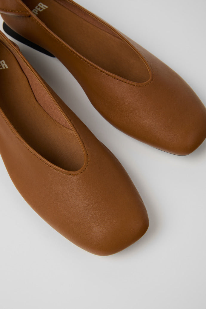 Casi Myra Leather Ballerinas