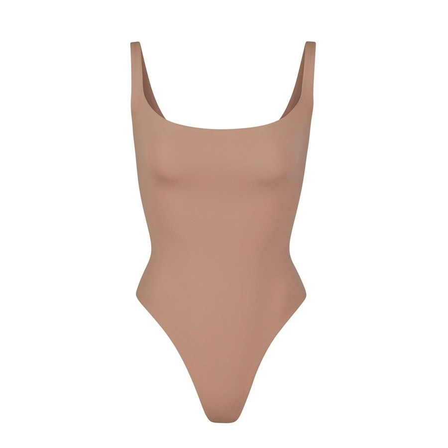 square neck bodysuit