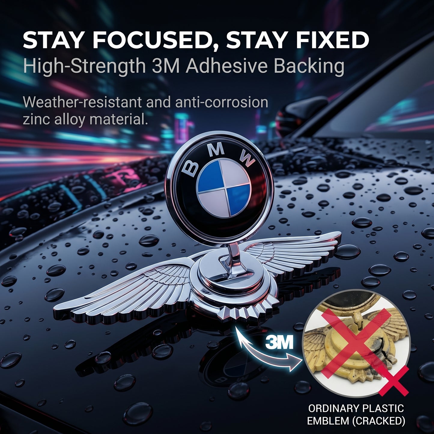 Car Modification Decoration Engine Hood Logo