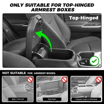 Multifunktionale PU-Leder Auto Armlehnenbox-Matte