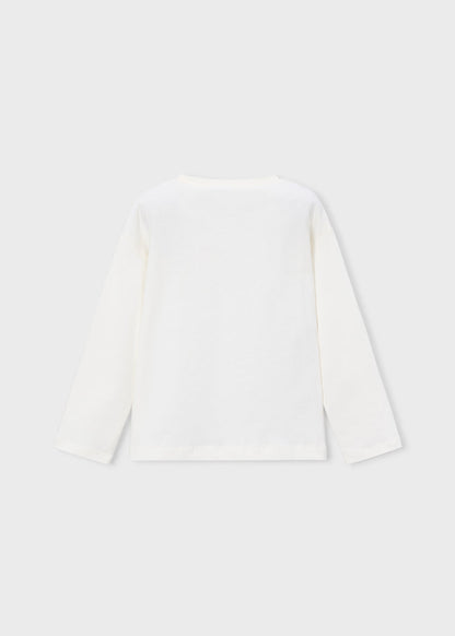 Girls' Cotton Floral Printed T-Shirt