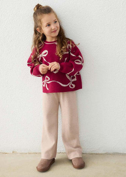 Girls' Cotton Floral Printed Top & Trousers Set