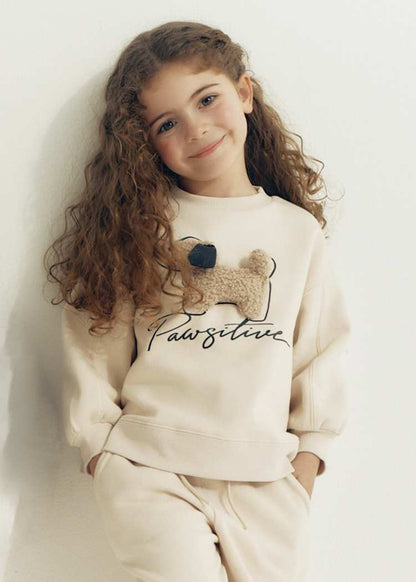Girls' Cotton Floral Printed Top & Trousers Set