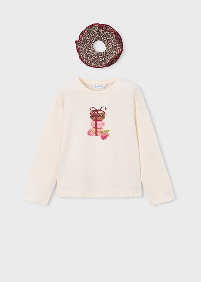 Girls' Cotton Floral Printed T-Shirt