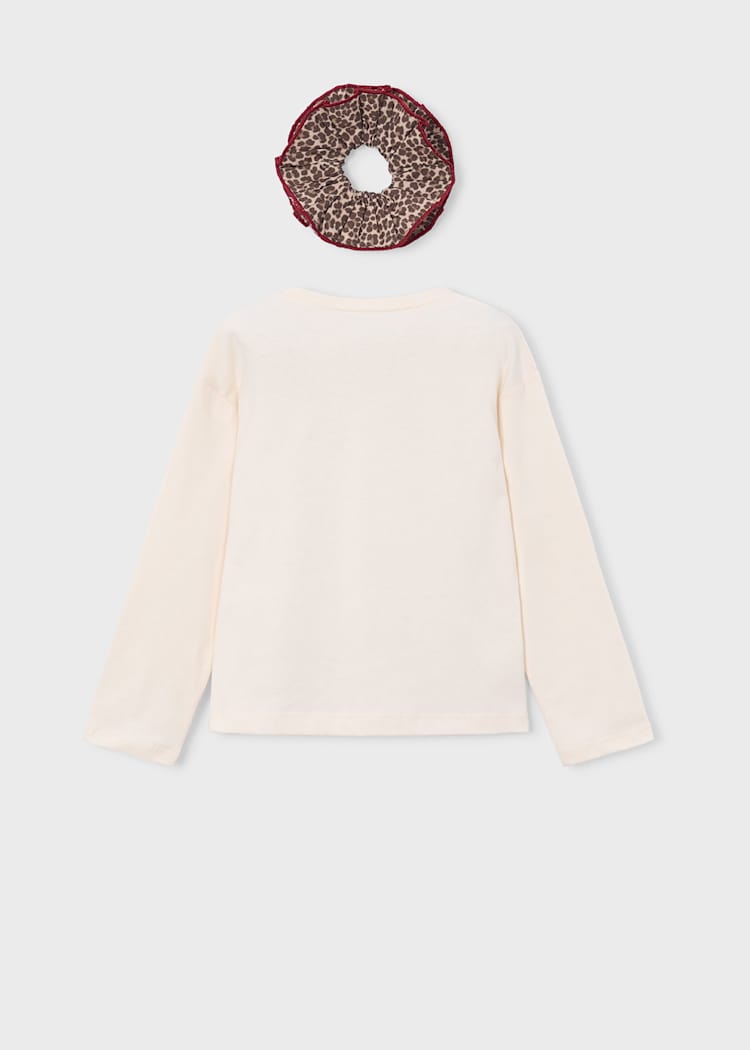 Girls' Cotton Floral Printed T-Shirt
