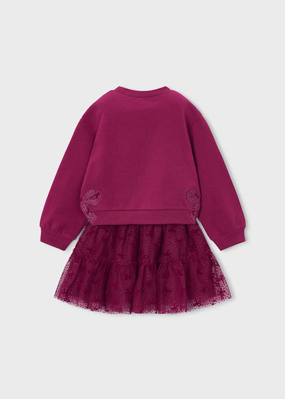 Girls' Cotton Floral Printed Top & Trousers Set