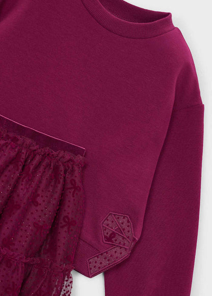 Girls' Cotton Floral Printed Top & Trousers Set
